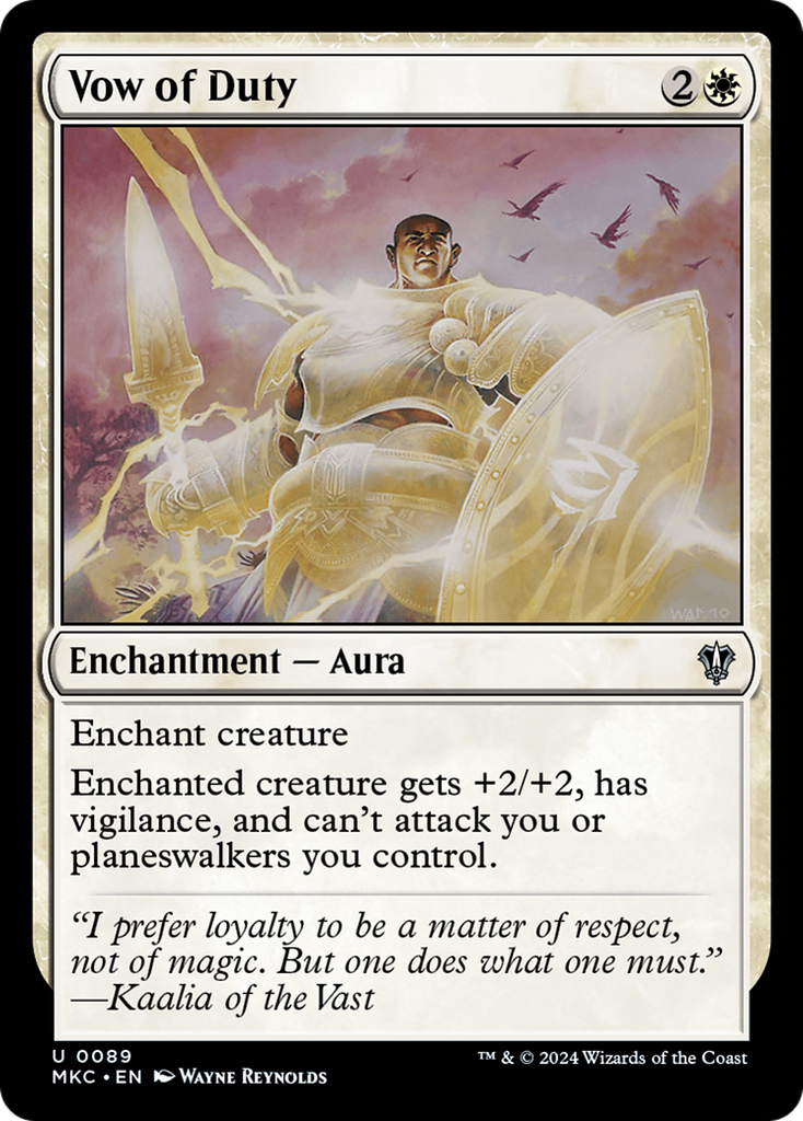 Magic: The Gathering - Vow of Duty - Murders at Karlov Manor Commander