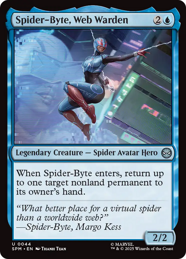 Magic: The Gathering - Spider-Byte, Web Warden - Marvel's Spider-Man