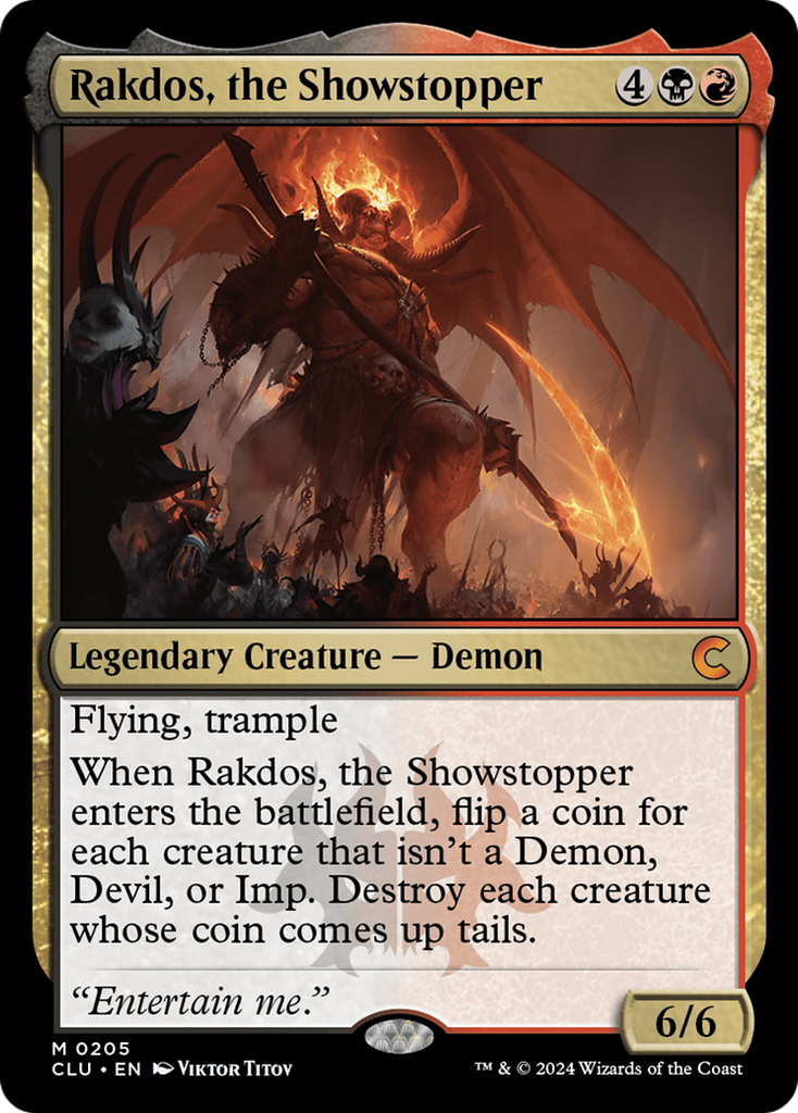 Magic: The Gathering - Rakdos, the Showstopper - Ravnica: Clue Edition