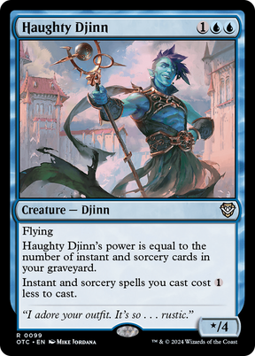 Magic: The Gathering - Haughty Djinn - Outlaws of Thunder Junction Commander