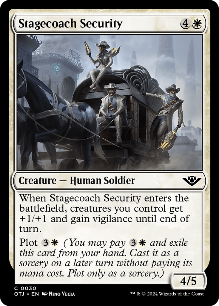 Magic: The Gathering - Stagecoach Security - Outlaws of Thunder Junction