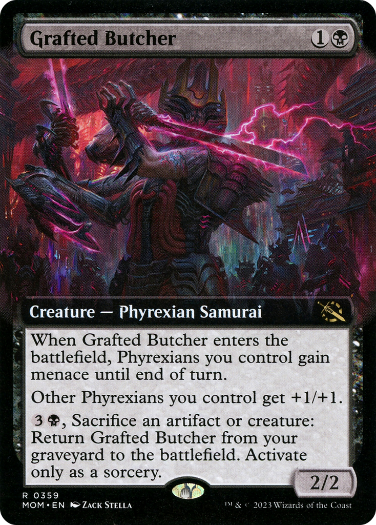 Magic: The Gathering - Grafted Butcher Foil - March of the Machine