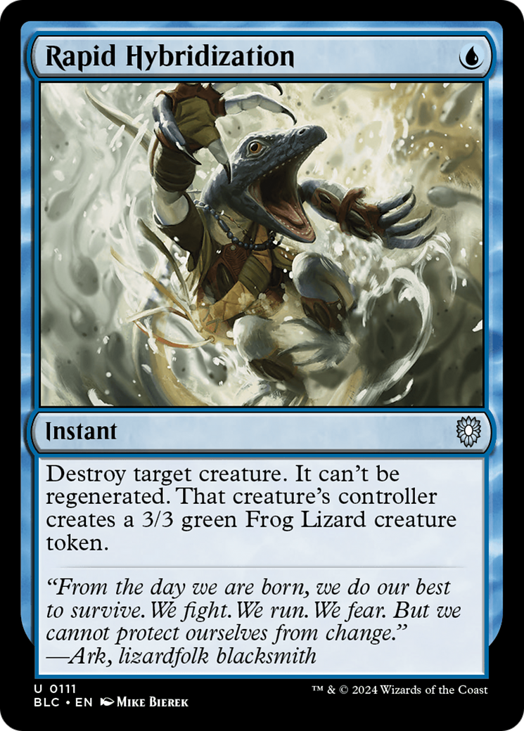 Magic: The Gathering - Rapid Hybridization - Bloomburrow Commander