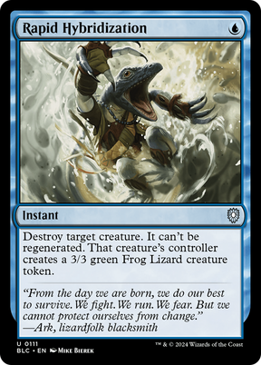 Magic: The Gathering - Rapid Hybridization - Bloomburrow Commander