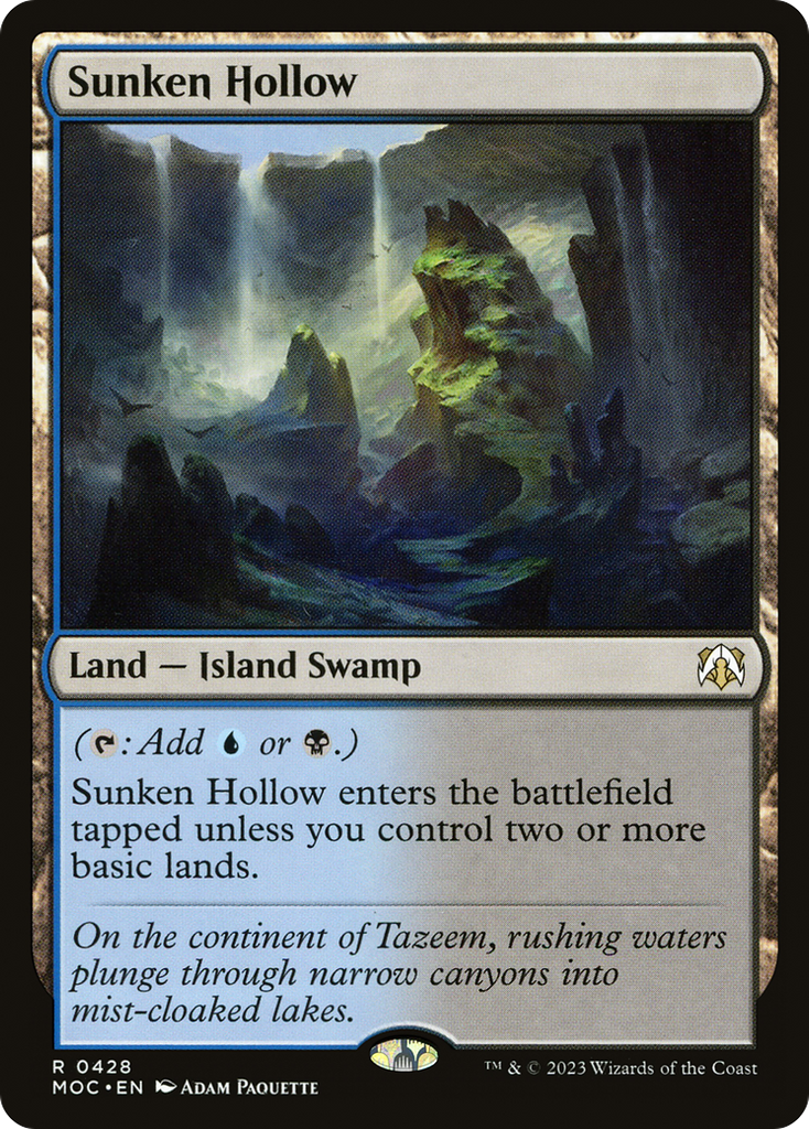 Magic: The Gathering - Sunken Hollow - March of the Machine Commander