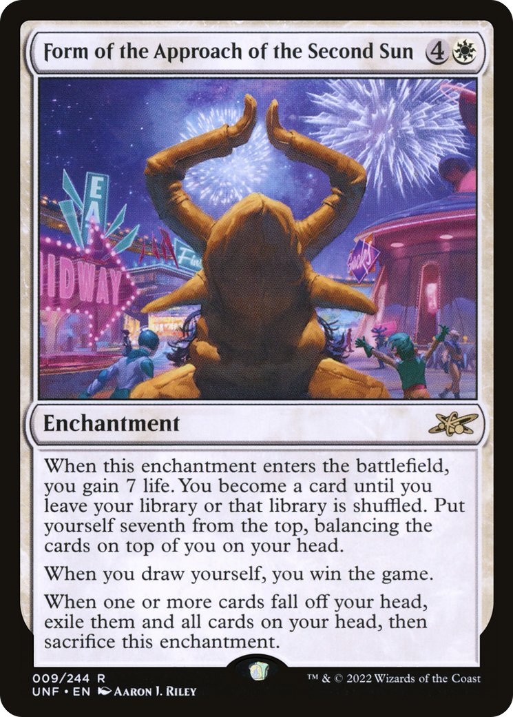 Magic: The Gathering - Form of the Approach of the Second Sun - Unfinity