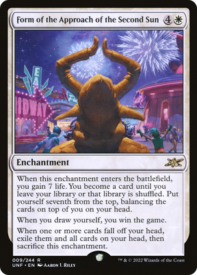 Magic: The Gathering - Form of the Approach of the Second Sun - Unfinity