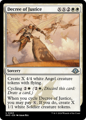 Magic: The Gathering - Decree of Justice Foil - Modern Horizons 3