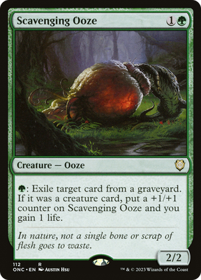 Magic: The Gathering - Scavenging Ooze - Phyrexia: All Will Be One Commander