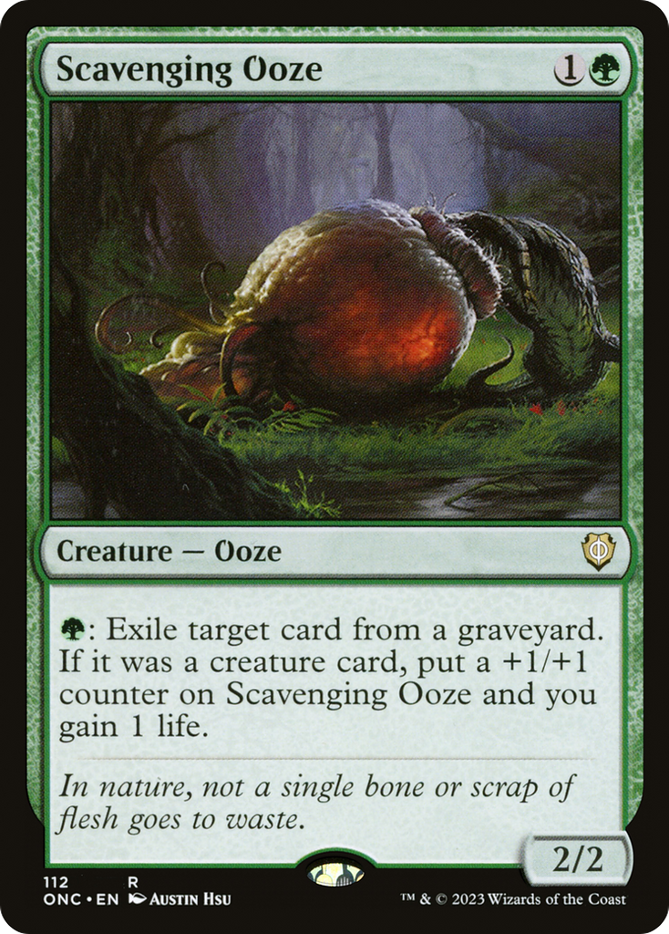 Magic: The Gathering - Scavenging Ooze - Phyrexia: All Will Be One Commander