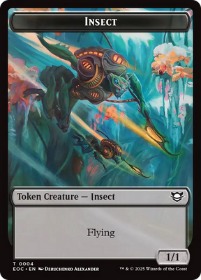 Magic: The Gathering - Insect Token - Edge of Eternities Commander Tokens
