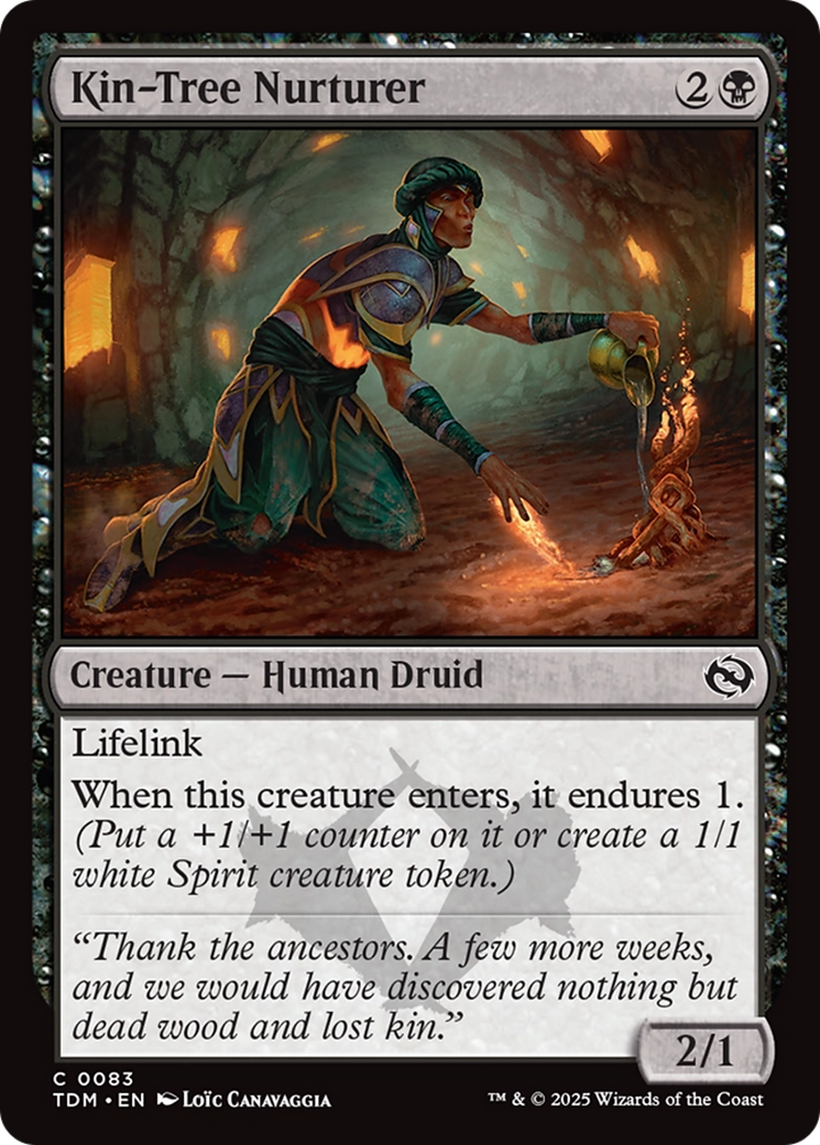 Magic: The Gathering - Kin-Tree Nurturer Foil - Tarkir: Dragonstorm