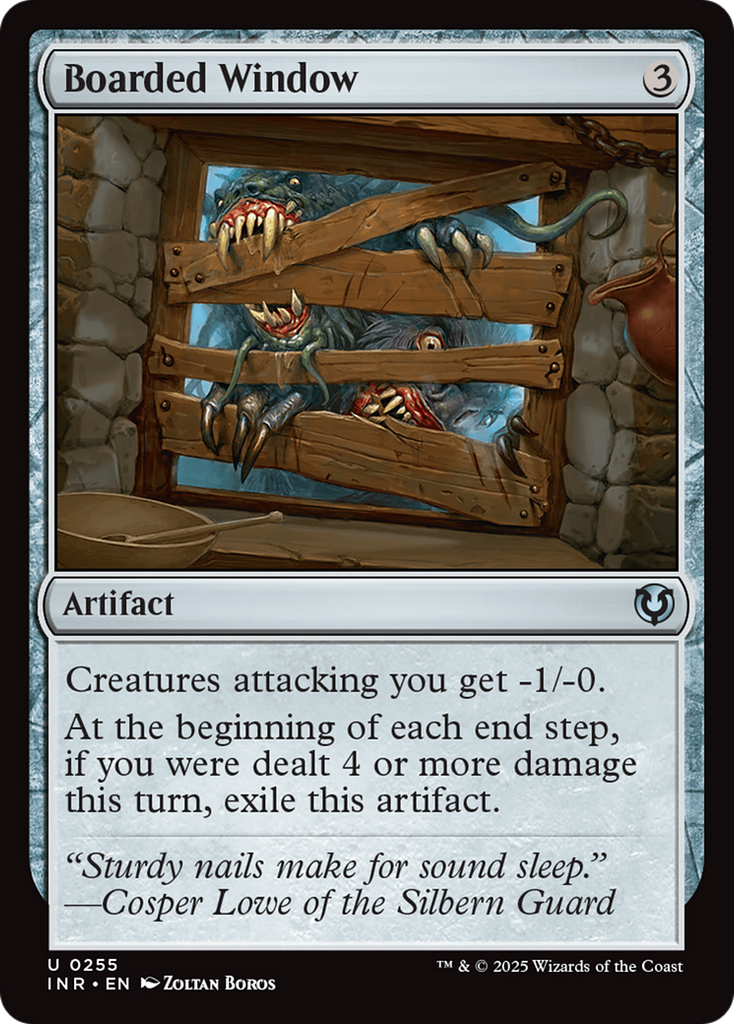 Magic: The Gathering - Boarded Window - Innistrad Remastered