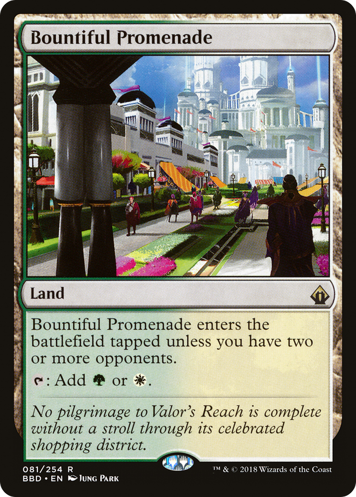 Magic: The Gathering - Bountiful Promenade Foil - Battlebond