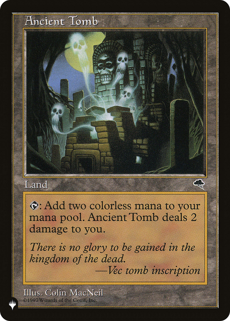 Magic: The Gathering - Ancient Tomb - The List