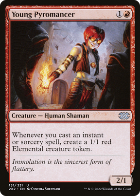 Magic: The Gathering - Young Pyromancer Foil - Double Masters 2022