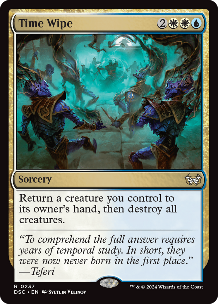 Magic: The Gathering - Time Wipe - Duskmourn: House of Horror Commander