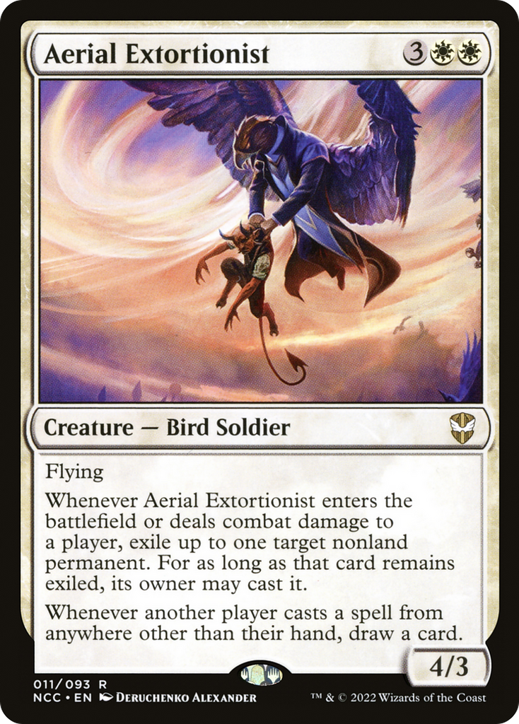 Magic: The Gathering - Aerial Extortionist - New Capenna Commander