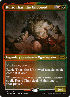 Magic: The Gathering - Ruric Thar, the Unbowed Foil - Double Masters 2022