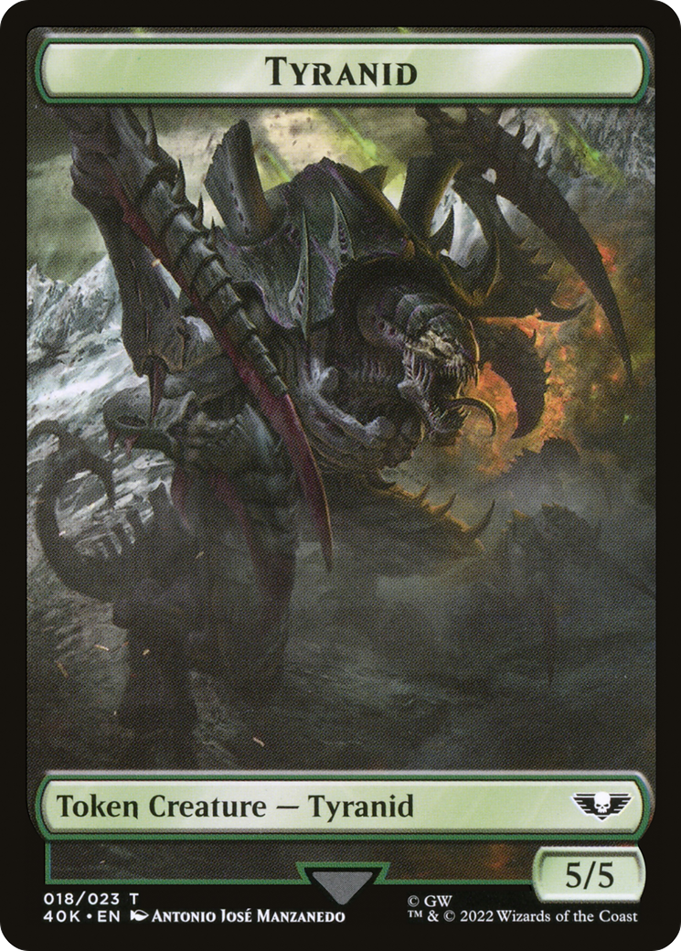 Magic: The Gathering - Tyranid Token - Warhammer 40000 Tokens