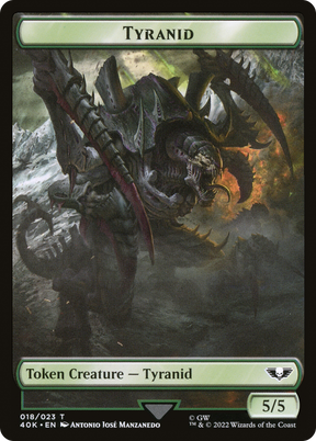 Magic: The Gathering - Tyranid Token - Warhammer 40000 Tokens