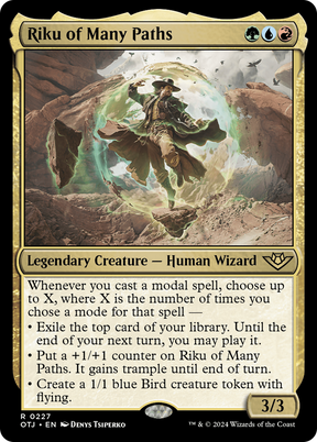 Magic: The Gathering - Riku of Many Paths Foil - Outlaws of Thunder Junction