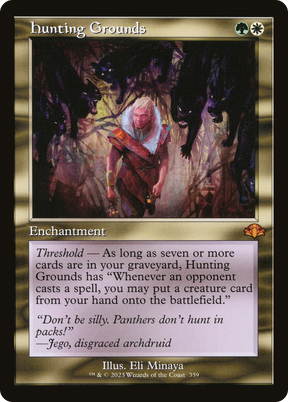 Magic: The Gathering - Hunting Grounds Foil - Dominaria Remastered