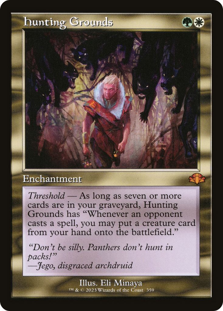 Magic: The Gathering - Hunting Grounds Foil - Dominaria Remastered