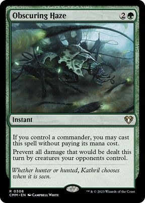 Magic: The Gathering - Obscuring Haze Foil - Commander Masters
