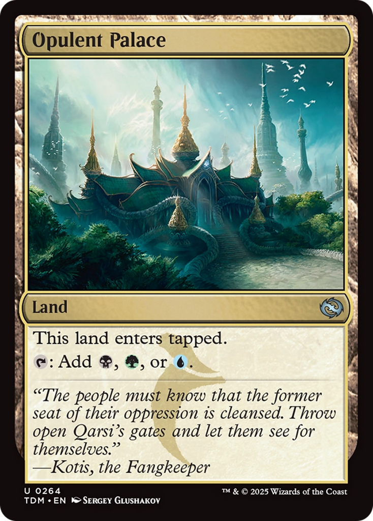 Magic: The Gathering - Opulent Palace - Tarkir: Dragonstorm