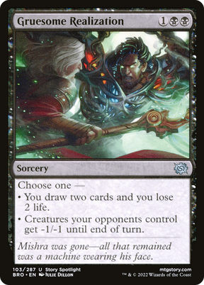 Magic: The Gathering - Gruesome Realization Foil - The Brothers' War