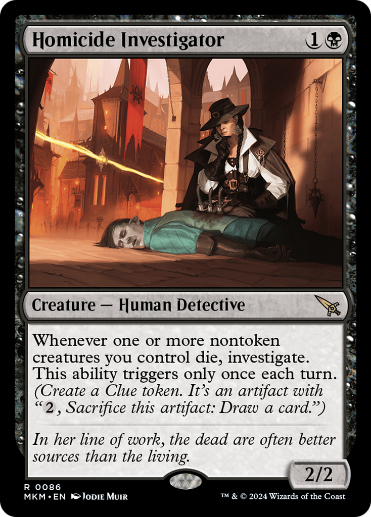 Magic: The Gathering - Homicide Investigator Foil - Murders at Karlov Manor