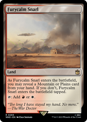 Magic: The Gathering - Furycalm Snarl - Doctor Who