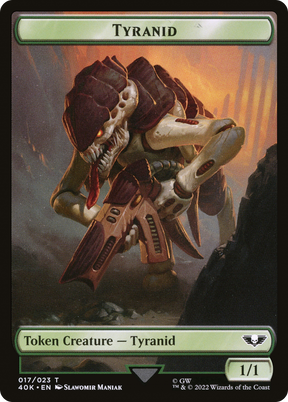 Magic: The Gathering - Tyranid Token - Warhammer 40000 Tokens