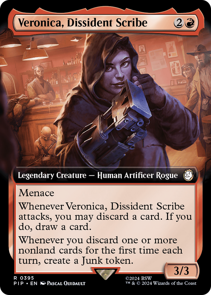 Magic: The Gathering - Veronica, Dissident Scribe Foil - Fallout