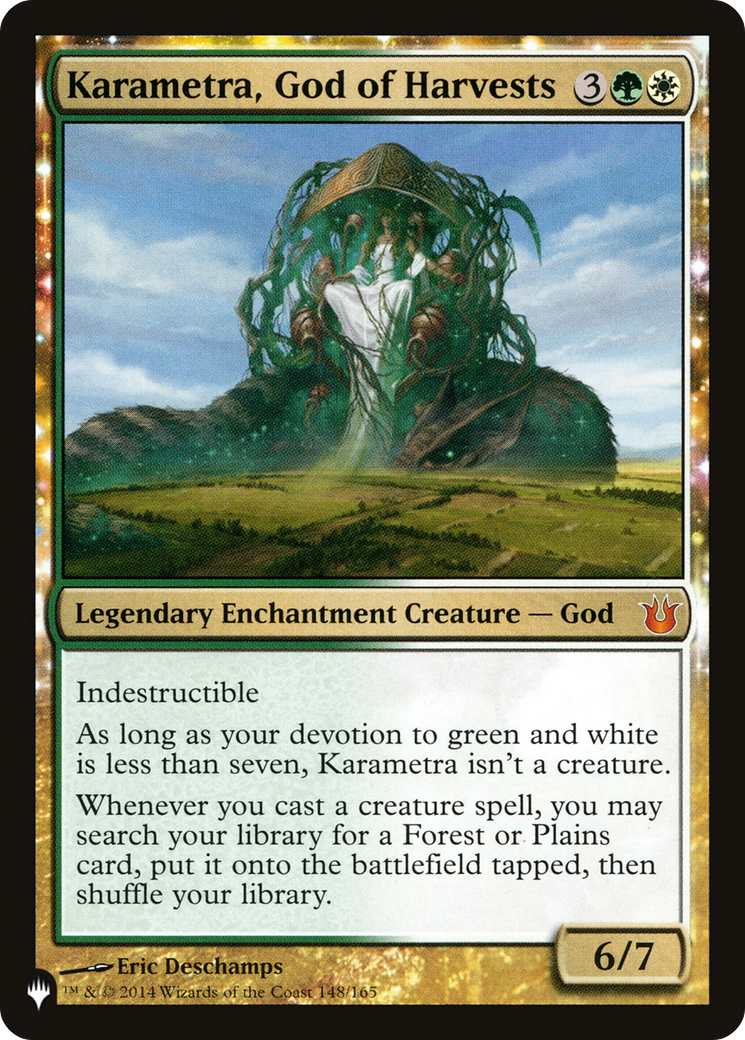 Magic: The Gathering - Karametra, God of Harvests - The List