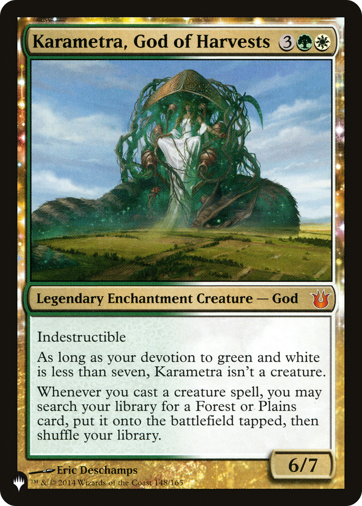 Magic: The Gathering - Karametra, God of Harvests - The List