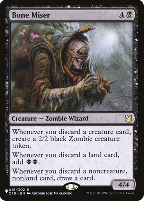 Magic: The Gathering - Bone Miser - The List