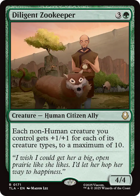 Magic: The Gathering - Diligent Zookeeper - Avatar: The Last Airbender