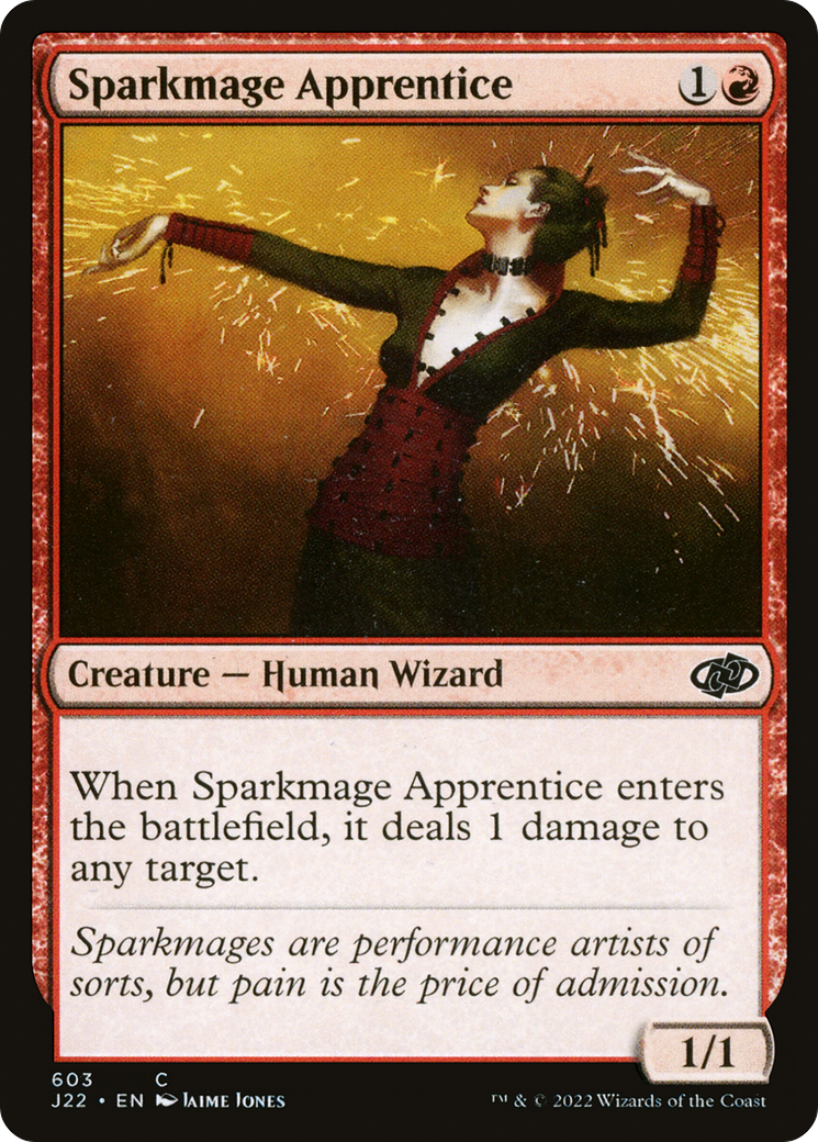 Magic: The Gathering - Sparkmage Apprentice - Jumpstart 2022