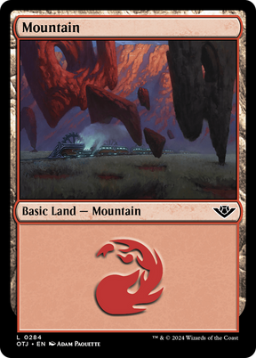 Magic: The Gathering - Mountain #284 Foil - Outlaws of Thunder Junction