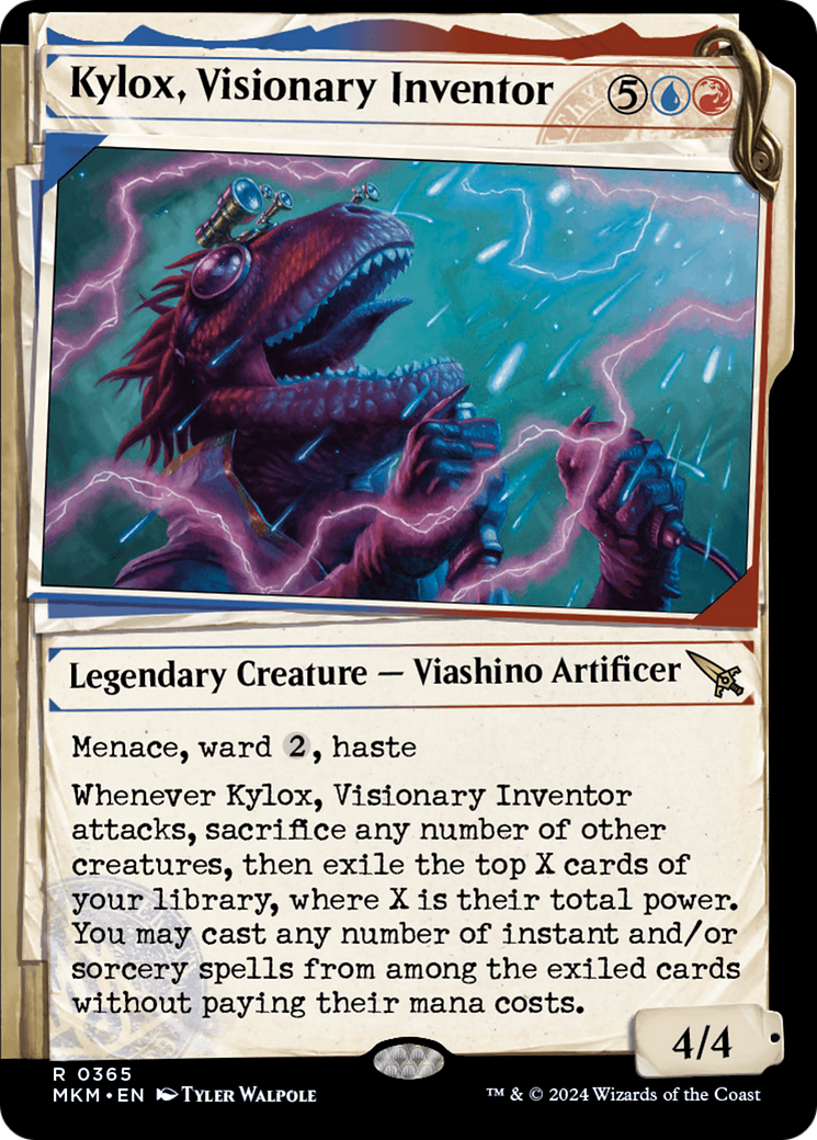 Magic: The Gathering - Kylox, Visionary Inventor Foil - Murders at Karlov Manor