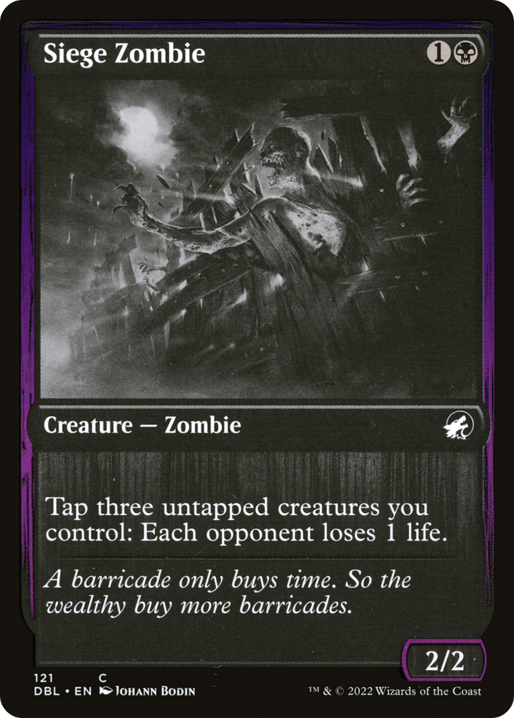 Magic: The Gathering - Siege Zombie - Innistrad: Double Feature