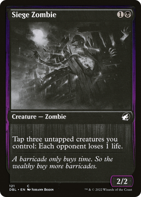 Magic: The Gathering - Siege Zombie - Innistrad: Double Feature