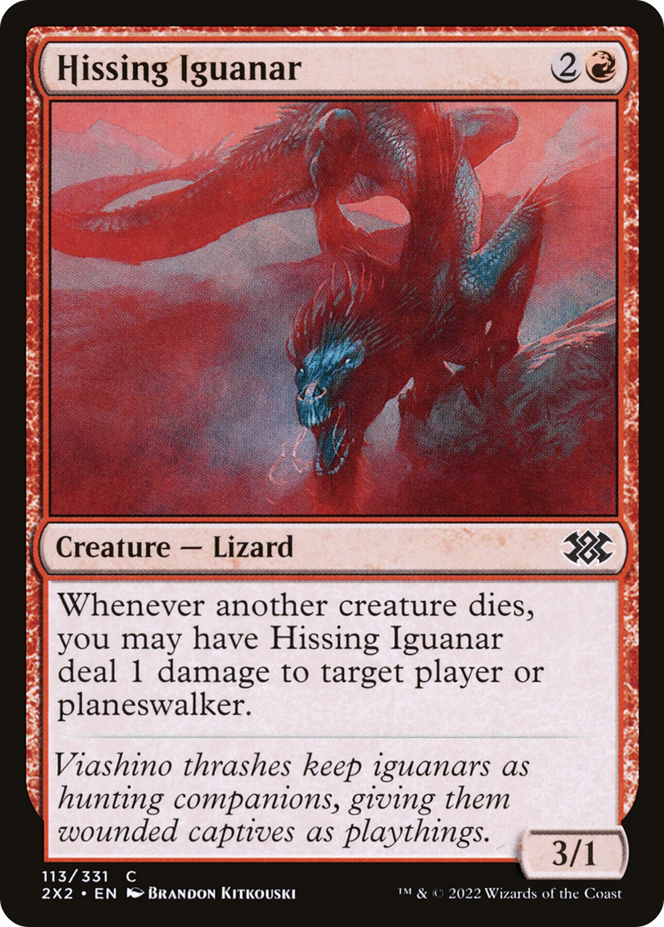 Magic: The Gathering - Hissing Iguanar - Double Masters 2022