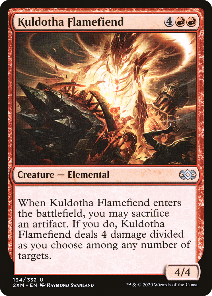 Magic: The Gathering - Kuldotha Flamefiend Foil - Double Masters