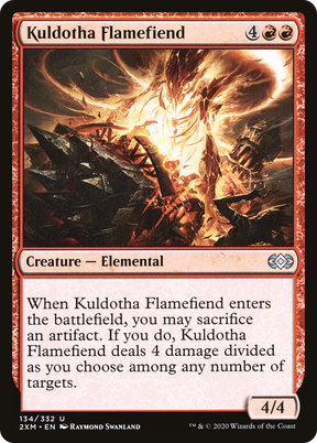 Magic: The Gathering - Kuldotha Flamefiend Foil - Double Masters