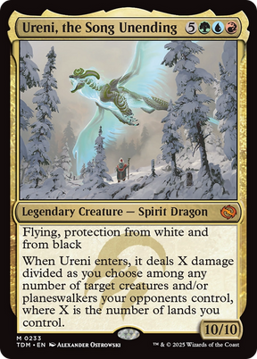 Magic: The Gathering - Ureni, the Song Unending Foil - Tarkir: Dragonstorm