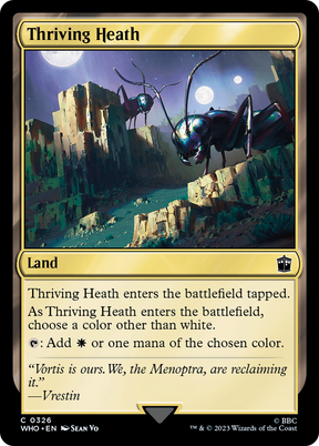 Magic: The Gathering - Thriving Heath - Doctor Who