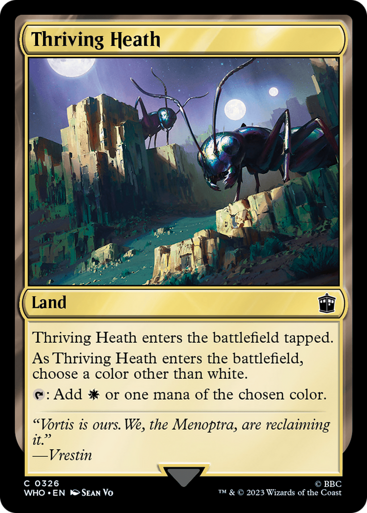 Magic: The Gathering - Thriving Heath - Doctor Who
